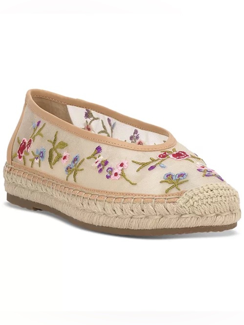 Jessica Simpson Women's Lucciea Mesh Espadrille Flats 10